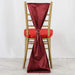 Extra Wide Premium Velvet Chair Sashes Wedding Decorations RUN_VEL_059