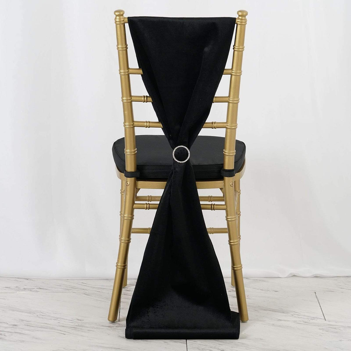 Black Extra Thick Chiavari Chair Cushion