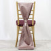 Extra Wide Premium Velvet Chair Sashes Wedding Decorations RUN_VEL_MAUV