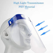 Face Shield Protective Covers with Elastic Band - Clear CARE_SHLD01
