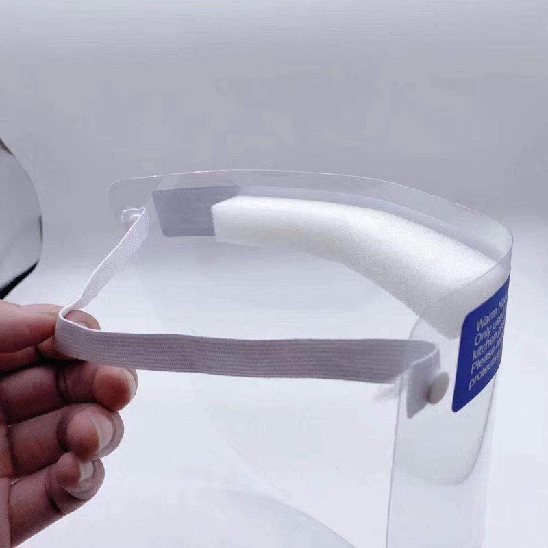 Face Shield Protective Covers with Elastic Band - Clear CARE_SHLD01