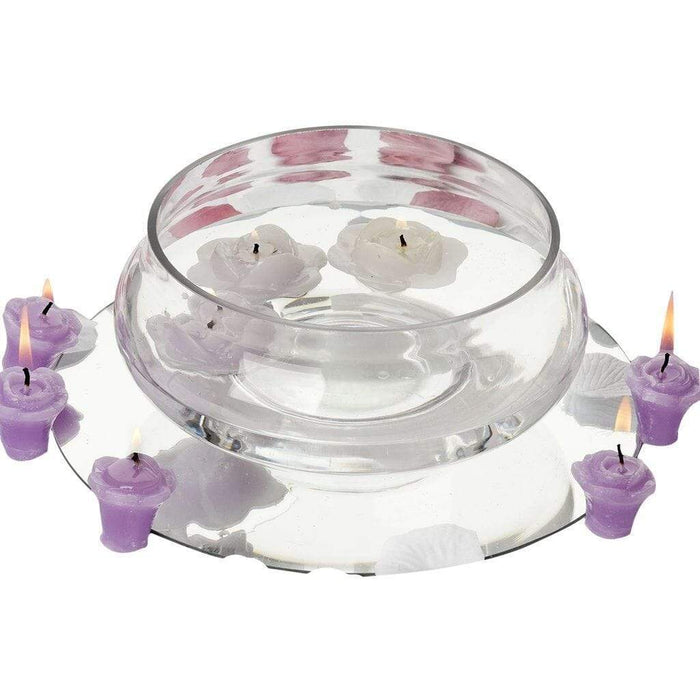 Floating Candle Holder Glass Bowl CAND_BOWL_SM