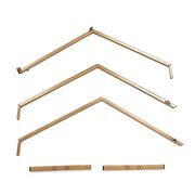 Geometric Metal Flower Frame Hexagon Table Wedding Arch Centerpiece - Gold