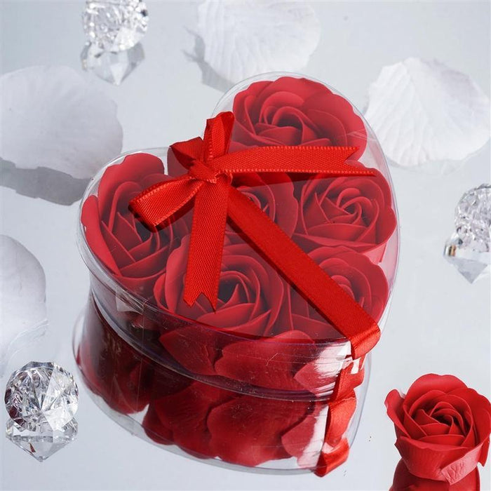 Gift Box with 6 Rose Soaps FAV_SOAP_RED