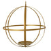 Globe Ring Candle Holder Hanging Metal Lantern IRON_HOLD_007_12_GOLD