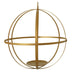 Globe Ring Candle Holder Hanging Metal Lantern IRON_HOLD_007_24_GOLD
