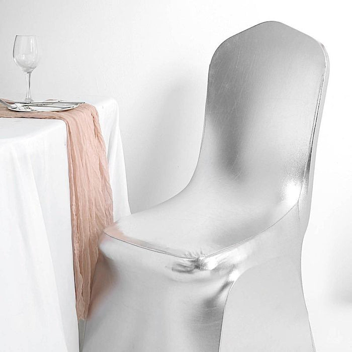 Lame Spandex Stretchable Chair Cover