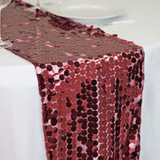 Large Payette Sequin Table Runner RUN_71_BURG