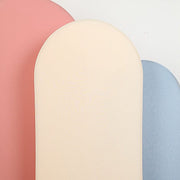 Matte Fitted Spandex Round Top Wedding Arch Backdrop Stand Cover