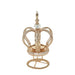 Metal Crown Spiral Pillar Candle Holder Stand Centerpiece - Gold CHDLR_CAND_034_S_GOLD