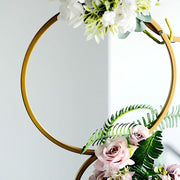 Metal Hoops Pillar Backdrop Stand