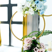 Metal Hoops Pillar Backdrop Stand