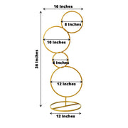 Metal Hoops Pillar Backdrop Stand