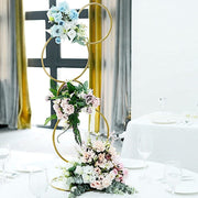 Metal Hoops Pillar Backdrop Stand