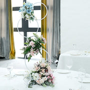 Metal Hoops Pillar Backdrop Stand