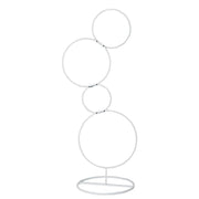 Metal Hoops Pillar Backdrop Stand WOD_HOPMET4_3_WHT