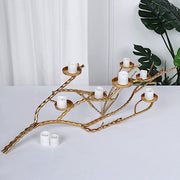 Metal Manzanita Tree Branch Candelabra Candle Holders - Gold