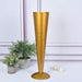 Metal Trumpet Wedding Flower Vase - Gold