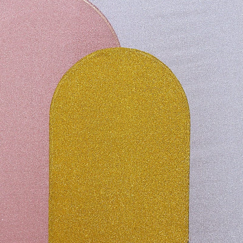 Metallic Fitted Spandex Round Top Wedding Arch Backdrop Stand Cover