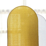 Metallic Fitted Spandex Round Top Wedding Arch Backdrop Stand Cover