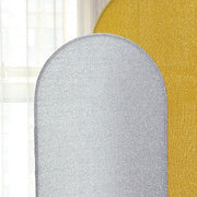 Metallic Fitted Spandex Round Top Wedding Arch Backdrop Stand Cover