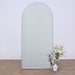 Metallic Fitted Spandex Round Top Wedding Arch Backdrop Stand Cover