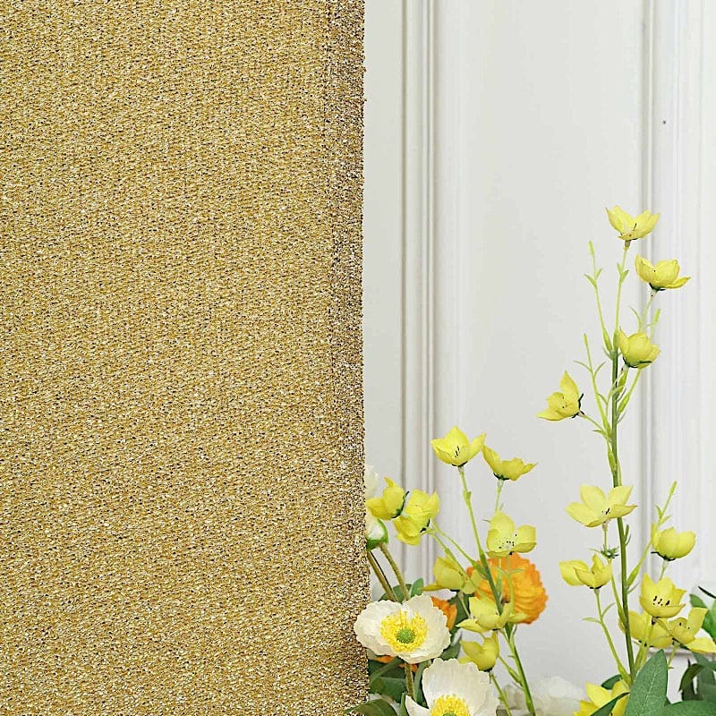 Metallic Fitted Spandex Round Top Wedding Arch Backdrop Stand Cover