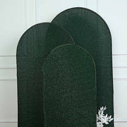 Metallic Fitted Spandex Round Top Wedding Arch Backdrop Stand Cover