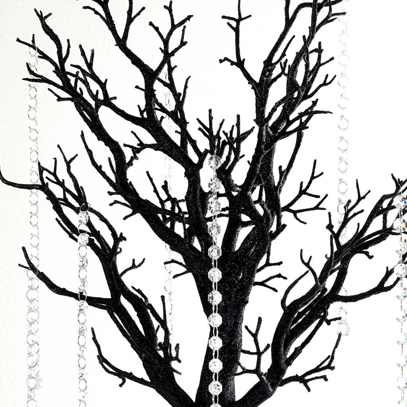 Metallic Manzanita Tree with Acrylic Bead Chains Centerpieces