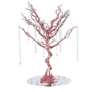 Metallic Manzanita Tree with Acrylic Bead Chains Centerpieces