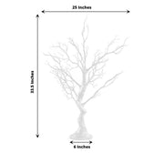 Metallic Manzanita Tree with Acrylic Bead Chains Centerpieces