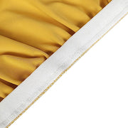 Metallic Spandex Fitted Round Cocktail Table Top Cover