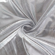 Metallic Spandex Fitted Round Cocktail Table Top Cover