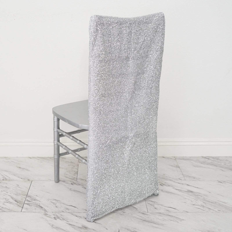 Metallic Spandex Slipcover Chair Cover