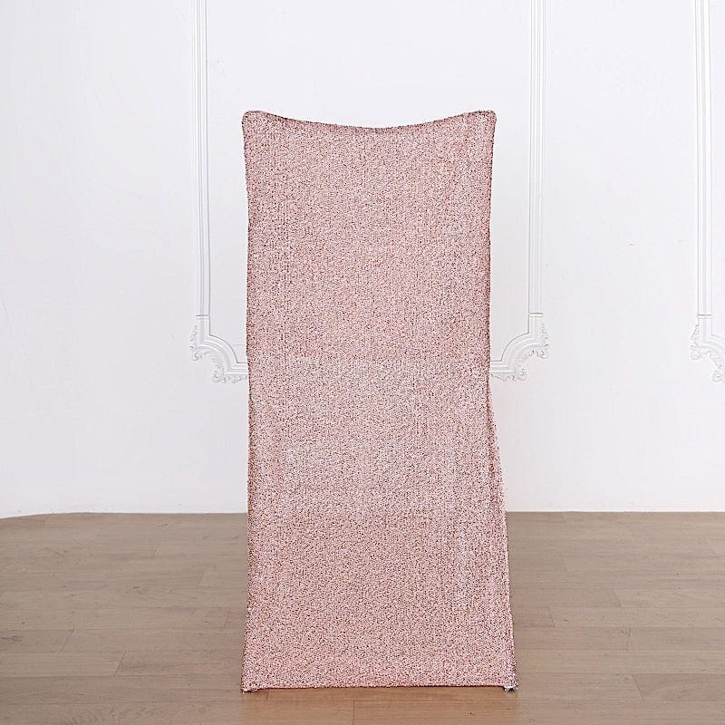 Metallic Spandex Slipcover Chair Cover