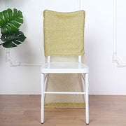 Metallic Spandex Slipcover Chair Cover