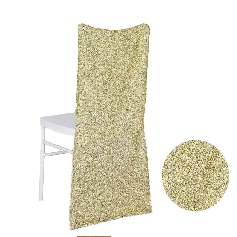 Metallic Spandex Slipcover Chair Cover SLIP_23_CHMP