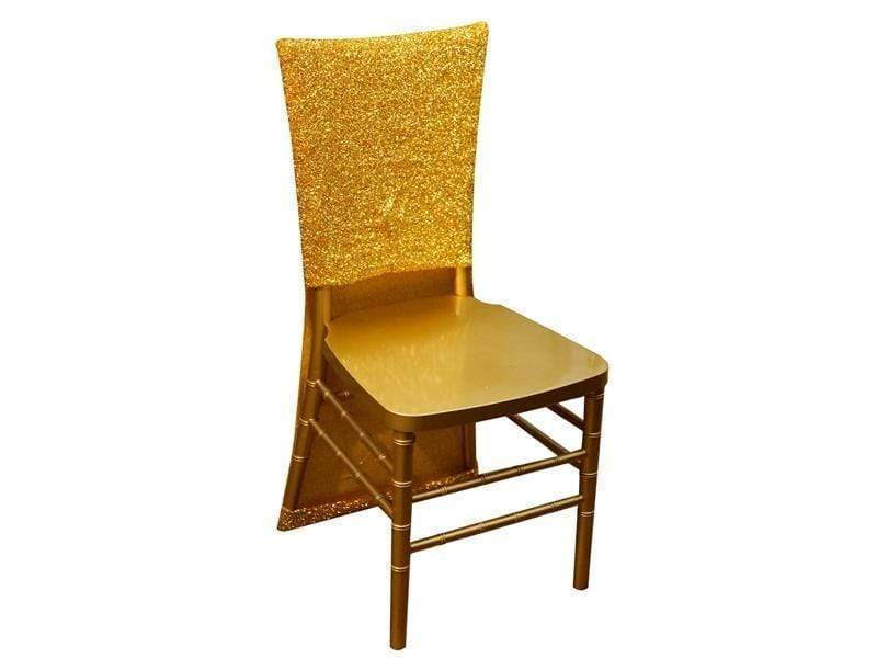 Metallic Fitted Spandex Chair Slipcovers