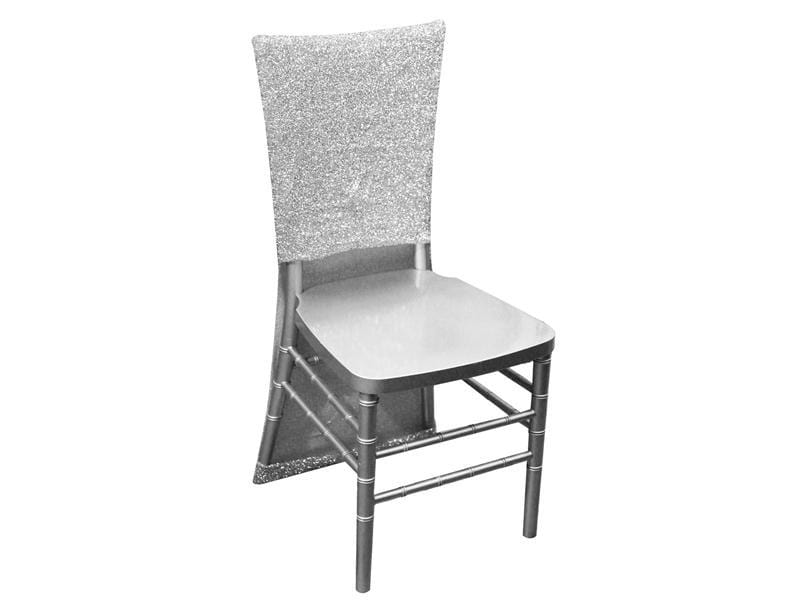 Metallic Spandex Slipcover Chair Cover SLIP_23_SILV
