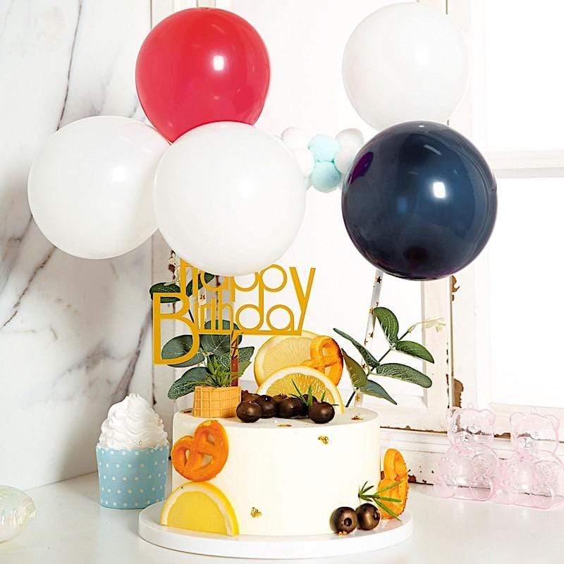 Mini Balloon Garland Cake Topper Set