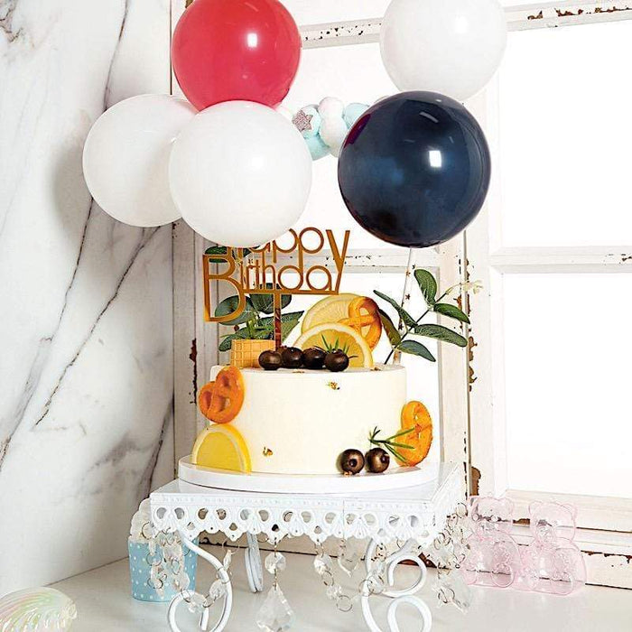Mini Balloon Garland Cake Topper Set