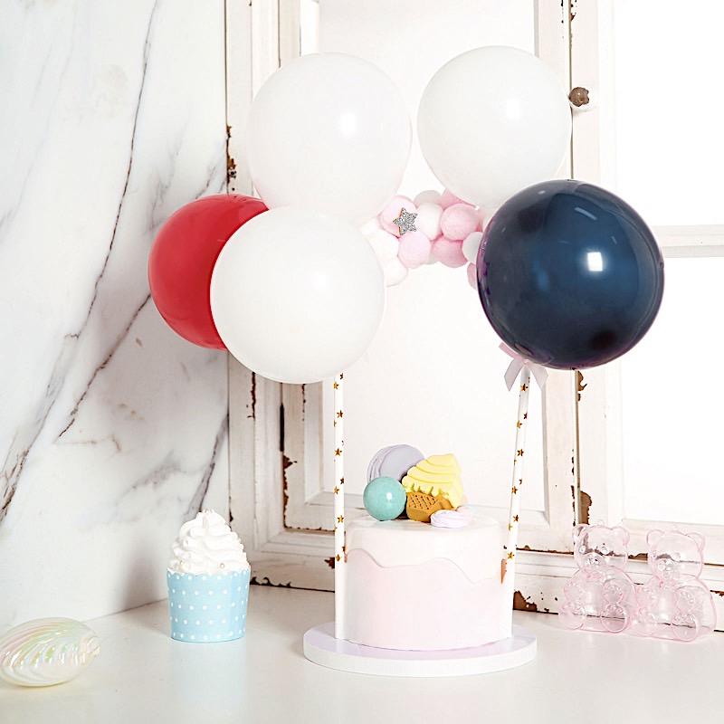 Mini Balloon Garland Cake Topper Set