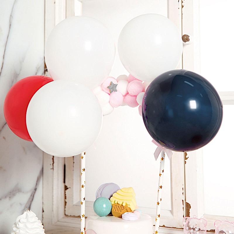 Mini Balloon Garland Cake Topper Set
