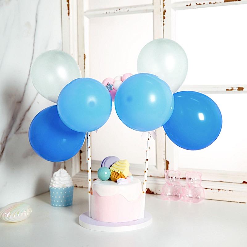 Mini Balloon Garland Cake Topper Set