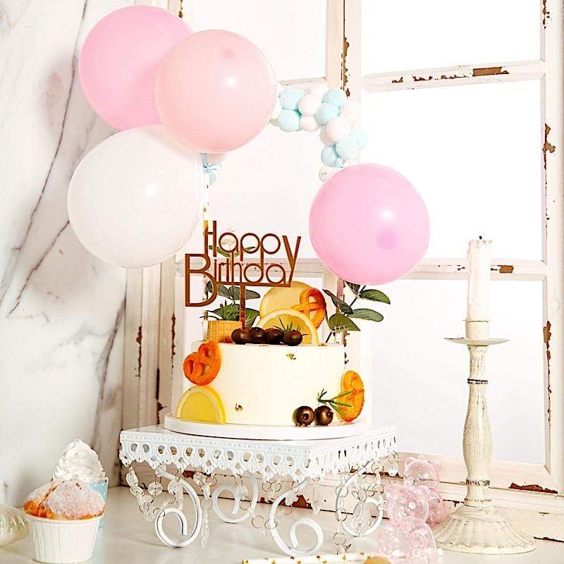 Mini Balloon Garland Cake Topper Set
