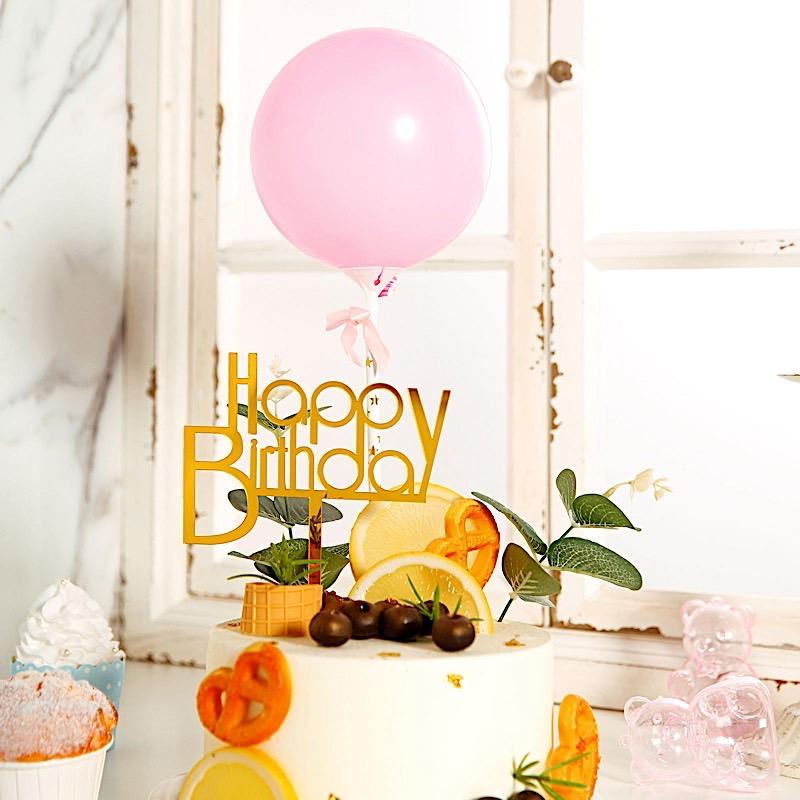 Mini Balloon Garland Cake Topper Set