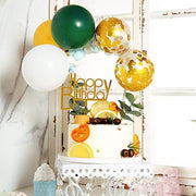 Mini Balloon Garland Cake Topper Set