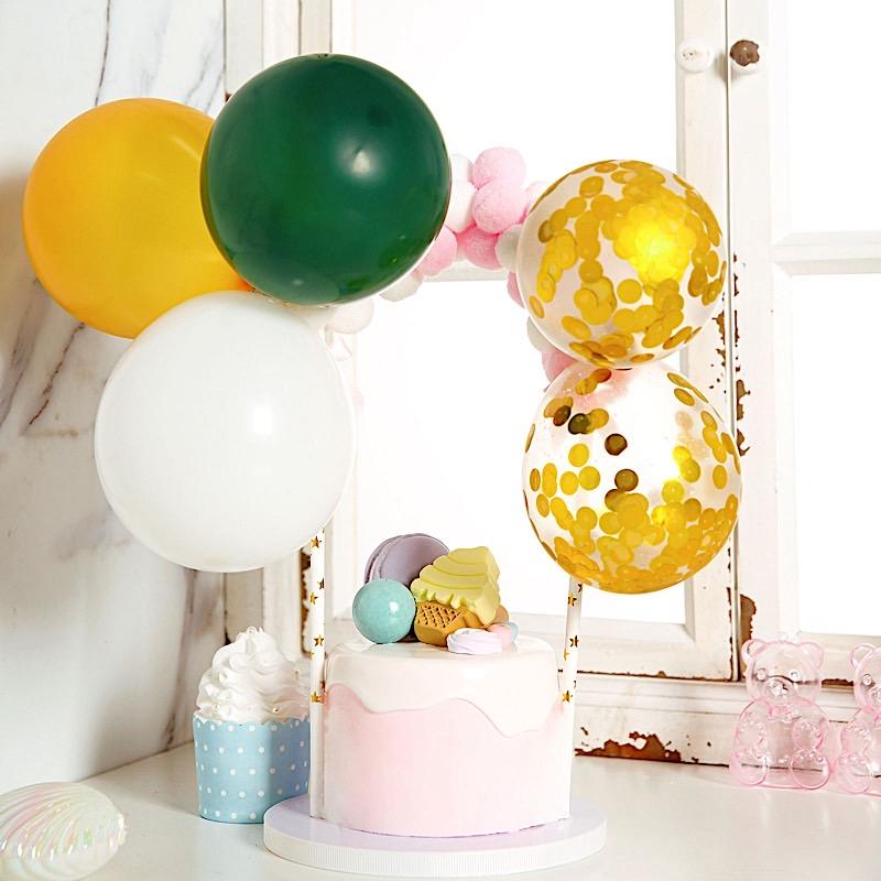 Mini Balloon Garland Cake Topper Set