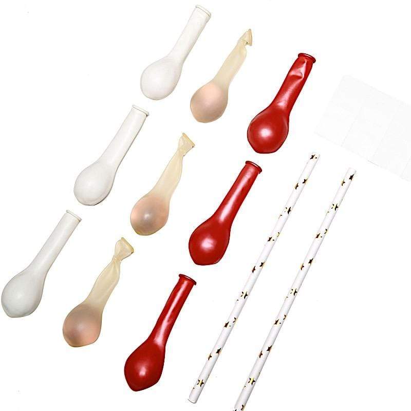 Mini Balloon Garland Cake Topper Set