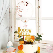 Mini Balloon Garland Cake Topper Set